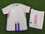 24-25 Algeria Pink White Special Edition Kids Player Version Soccer Jersey (球员童装)