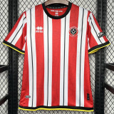 24-25 Sheffield United Home Fans Soccer Jersey