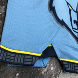22-23 GRIZZLIES Blue Top Quality NBA Pants (Trapeze Edition) 飞人版