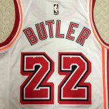 22-23 Heat BUTLER #22 White Top Quality Hot Pressing NBA Jersey (Retro Logo)