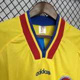 1994 Romania Yellow Retro Soccer Jersey
