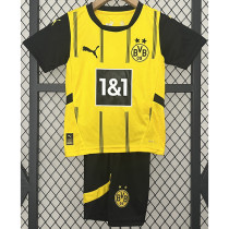 24-25 Dortmund Home Kids Soccer Jersey