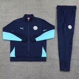 24-25 Man City Royal blue Jacket Tracksuit
