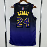 24-25 LAKERS BRYANT #24 Royal blue City Edition Top Quality Hot Pressing NBA Jersey