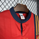 1996 Spain Home Retro Soccer Jersey