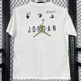 T244 Jordan White High Quality Casual T-Shirt