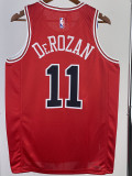 22-23 BULLS DEROZAN #11 Red Top Quality Hot Pressing NBA Jersey