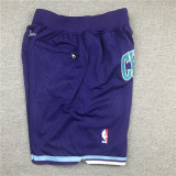 HORNETS Blue City Edition Top Quality NBA Pocket Pants #黄蜂队