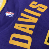 22-23 LAKERS DAVIS #3 Purple Top Quality Hot Pressing NBA Jersey (Trapeze Edition)