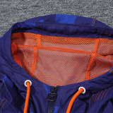 24-25 Netherlands Royal blue Windbreaker (High Quality)球员