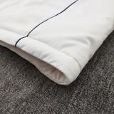 24-25 RMA White Hooded Windbreaker Fabric Cotton Coat #G209(彩标)