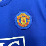 2008-2009 Man Utd Third Long Sleeve Retro Soccer Jersey 长袖