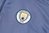 24-25 Man City Gray Half Pull Tracksuit (半拉链)