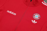 24-25 Bayern Red Jacket Tracksuit