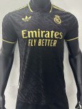24-25 RMA Black Special Edition Player Version Soccer Jersey #三叶黑