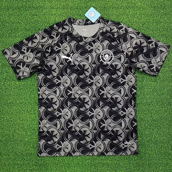 25-26 Man City Grey Black Training shirts