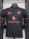24-25 Man Utd Black Special Edition Player Version Training shirts *红标翻领