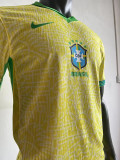 24-25 Brazil Home Player Version Soccer Jersey