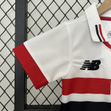 24-25 Sao Paulo Home Kids Soccer Jersey