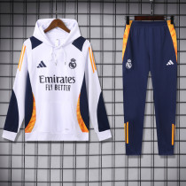 24-25 RMA White Hoodie Tracksuit (卫衣套装)