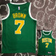CELTICS BROWN #7 Green Top Quality Hot Pressing NBA Jersey