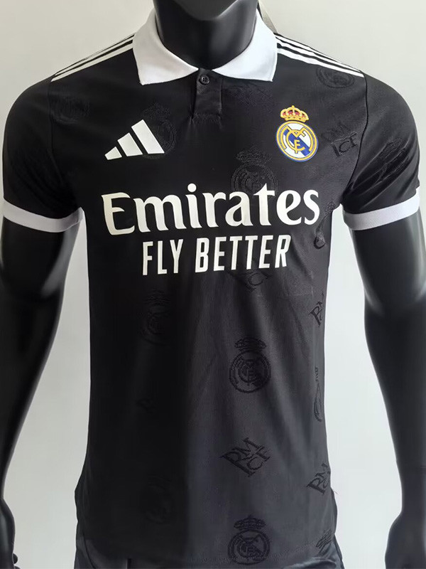 25-26 RMA Black Special Edition Player Version Training Shirts
