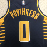 22-23 Indiana Pacers POYTHRESS #0 Black Top Quality Hot Pressing NBA Jersey