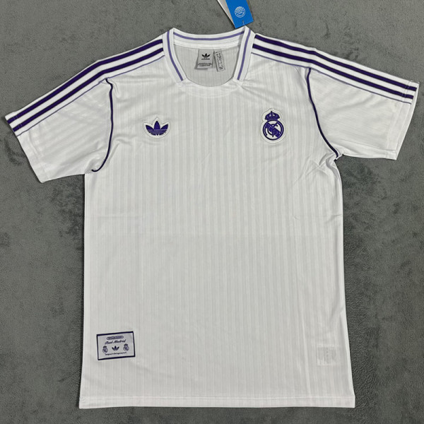25-26 RMA White Special Edition Fans Training Shirts *紫色标