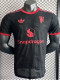 24-25 Man Utd Black Casual style Player Version Soccer Jersey *三叶草