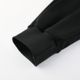 24-25 BAR Black Hoodie Jacket Tracksuit #01