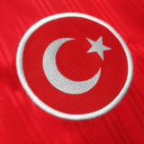 1996 Turkey Red Retro Soccer Jersey