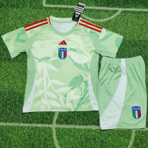 25-26 Italy W Away Kids Soccer Jersey