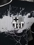 24-25 BAR Black White Special Edition Player Version Soccer Jersey