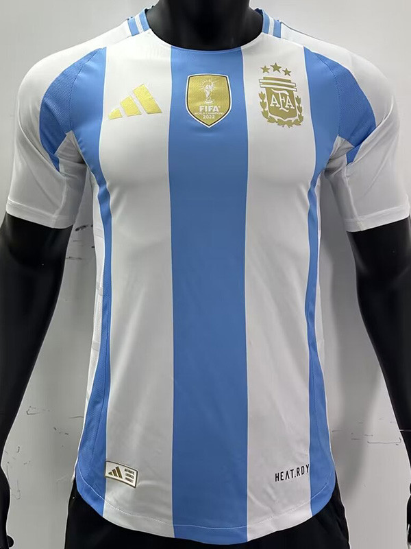 24-25 Argentina Home Player Version Soccer Jersey #FWCC