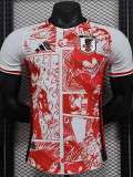 24-25 Japan Red White Special Edition Player Version Soccer Jersey