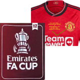 23-24 Man Utd Home FA CUP FINAL2024 Fans Soccer Jersey