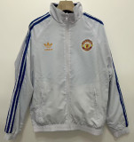 24-25 Man Utd Blue & White Double Sided Windbreaker (双面风衣)