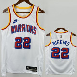 24-25 WARRIORS WIGGINS #22 White Retro Top Quality Hot Pressing NBA Jersey