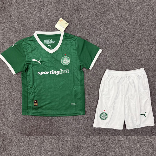 25-26 Palmeiras Home Kids Soccer Jersey