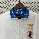 2024 Japan Anime Edition Blue & White Double Sided Windbreaker (七龙珠-双面风衣)