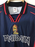1999 West Ham Iron Maiden Long Sleeve Retro Soccer Jersey (长袖)