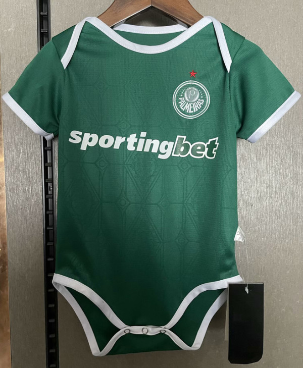 25-26 Palmeiras Home Baby Infant Crawl Suit