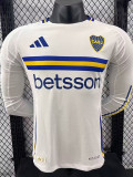 24-25 Boca Juniors Away Long Sleeve Player Version Soccer Jersey (长袖球员)