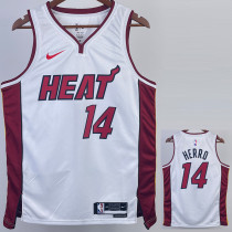 22-23 HEAT HERRO #14 White Top Quality Hot Pressing NBA Jersey (V领）