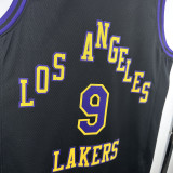 22-23 LAKERS JAMES JR. #9 Black City Edition Top Quality Hot Pressing NBA Jersey