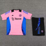 24-25 Man Utd Pink Training Short Suit