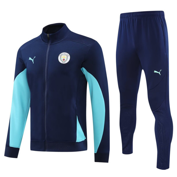 24-25 Man City Royal blue Jacket Tracksuit