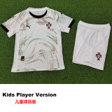 25-26 Portugal Away Kids Player Version Soccer Jersey *PM(球员童装)