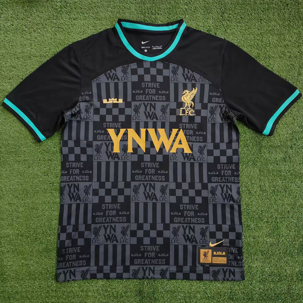 23-24 LIV Black Grey Joint Edition Training Shirts