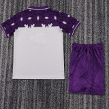 1992-1993 Fiorentina Away Kids Retro Soccer Jersey